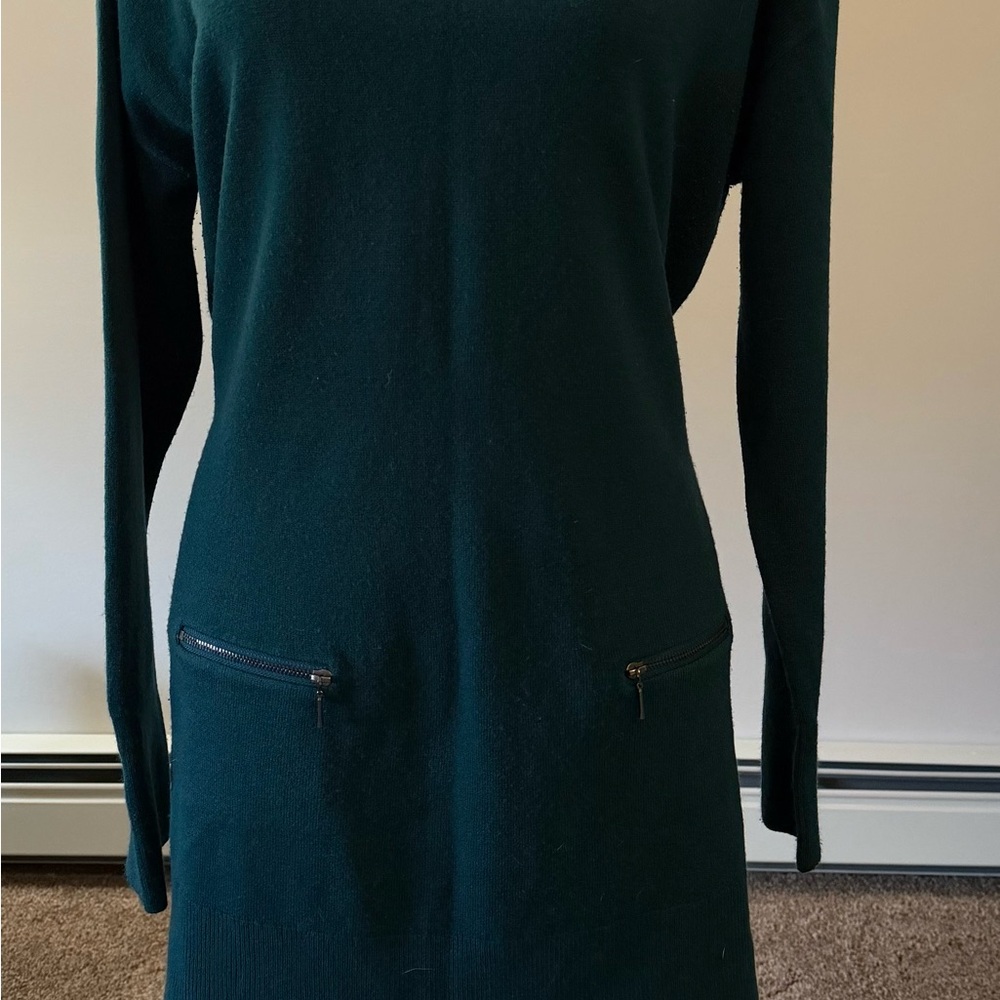 Ralsey V-neck Tunic Sweater XL Teal